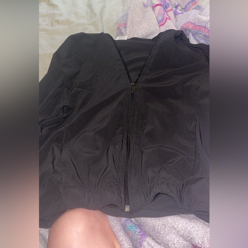 Black work out jacket size 10/12